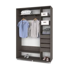 РОЛАНД Шкаф-купе Анкор темный (450*1200) Р421 в Тобольске - tobolsk.mebel24.online | фото 4