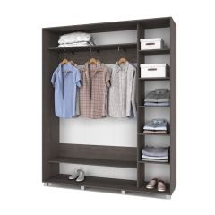 РОЛАНД Шкаф-купе Анкор темный (450*1800) Р481 в Тобольске - tobolsk.mebel24.online | фото 2