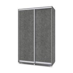 РОЛАНД Шкаф-купе Камень темный (450*1400) Р441 в Тобольске - tobolsk.mebel24.online | фото 2
