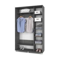 РОЛАНД Шкаф-купе Камень темный (450*1400) Р441 в Тобольске - tobolsk.mebel24.online | фото 3