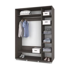 РОЛАНД Шкаф-купе с зеркалами Анкор темный (600*1600) Р663 в Тобольске - tobolsk.mebel24.online | фото 2