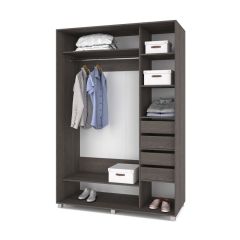 РОЛАНД Шкаф-купе с зеркалами Анкор темный (600*1600) Р663 в Тобольске - tobolsk.mebel24.online | фото 4