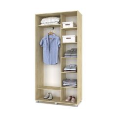 РОЛАНД Шкаф-купе с зеркалами Ирландский дуб (450*1100) Р413 в Тобольске - tobolsk.mebel24.online | фото 3