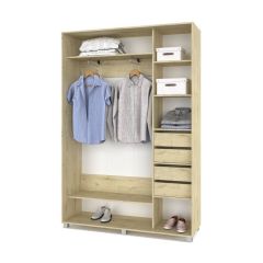 РОЛАНД Шкаф-купе с зеркалами Ирландский дуб (450*1100) Р413 в Тобольске - tobolsk.mebel24.online | фото 5