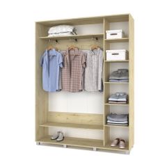 РОЛАНД Шкаф-купе с зеркалами Ирландский дуб (450*1700) Р473 в Тобольске - tobolsk.mebel24.online | фото 2