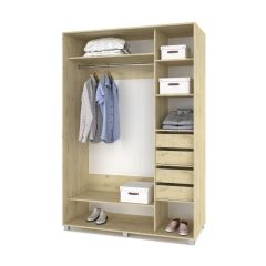 РОЛАНД Шкаф-купе с зеркалами Ирландский дуб (600*1100) Р613 в Тобольске - tobolsk.mebel24.online | фото 4