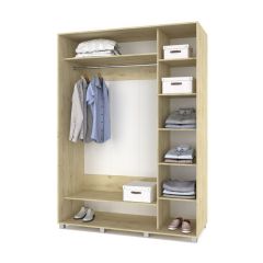 РОЛАНД Шкаф-купе с зеркалами Ирландский дуб (600*1700) Р673 в Тобольске - tobolsk.mebel24.online | фото 2