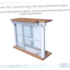 Шкаф-купе ШКО-3 2380 мм зеркало/ЛДСП/ЛДСП/зеркало в Тобольске - tobolsk.mebel24.online | фото 6