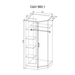 СОФИ СШУ860.1 Шкаф угловой в Тобольске - tobolsk.mebel24.online | фото 2