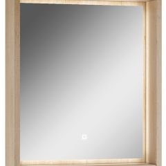 Шкаф-зеркало Nice 60 с подсветкой Домино (DN4706HZ) в Тобольске - tobolsk.mebel24.online | фото 1