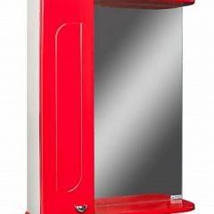 Шкаф-зеркало Радуга Красный 50 левый АЙСБЕРГ (DA1122HZR) в Тобольске - tobolsk.mebel24.online | фото 1