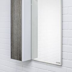 Шкаф-зеркало Uno 60 Дуб серый левый/правый Домино (DU1503HZ) в Тобольске - tobolsk.mebel24.online | фото 8
