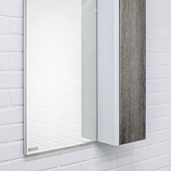 Шкаф-зеркало Uno 60 Дуб серый левый/правый Домино (DU1503HZ) в Тобольске - tobolsk.mebel24.online | фото 9