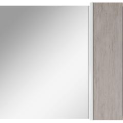 Шкаф-зеркало Uno 80 Дуб серый левый/правый Домино (DU1504HZ) в Тобольске - tobolsk.mebel24.online | фото 5