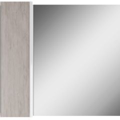 Шкаф-зеркало Uno 80 Дуб серый левый/правый Домино (DU1504HZ) в Тобольске - tobolsk.mebel24.online | фото 2