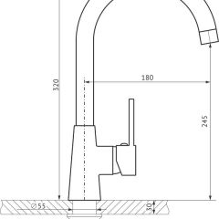 Смеситель MS-014 в Тобольске - tobolsk.mebel24.online | фото 2