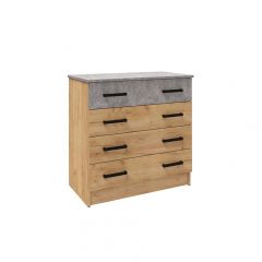 Спальня Асти Комод (Дуб крафт золотой) в Тобольске - tobolsk.mebel24.online | фото