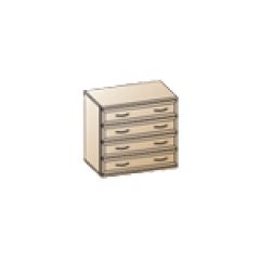 Спальня Карина композиция 5 (Ясень Асахи) в Тобольске - tobolsk.mebel24.online | фото 3