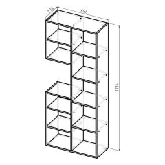 Стеллаж Элемент-2 (белый) в Тобольске - tobolsk.mebel24.online | фото 6