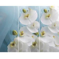Стол Бостон-3 (Белая Орхидея) 1100/1420*700, опора Брифинг в Тобольске - tobolsk.mebel24.online | фото 2