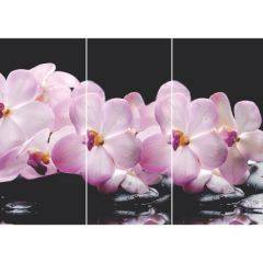 Стол Бостон-3 (Розовая Орхидея) 1100/1420*700, опора Брифинг в Тобольске - tobolsk.mebel24.online | фото 2