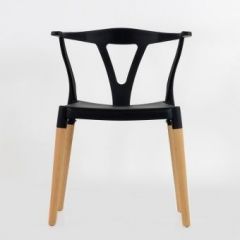 Стул Barneo N-218 Wishbone интерьерный кухонный черный в Тобольске - tobolsk.mebel24.online | фото 3