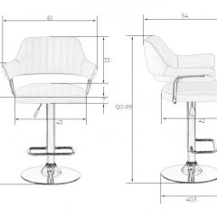 Стул барный DOBRIN CHARLY LM-5019 (черный) в Тобольске - tobolsk.mebel24.online | фото 2