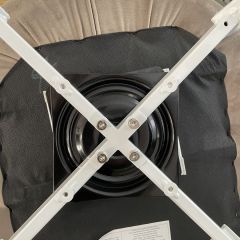 Стул MAVERICK 360 град. поворот. BLUVEL-40 BEIGE/ белый каркас, М-City в Тобольске - tobolsk.mebel24.online | фото 5
