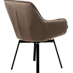 Стул MAVERICK 360 град. поворот. BLUVEL-40 BEIGE/ черный каркас, М-City в Тобольске - tobolsk.mebel24.online | фото 2