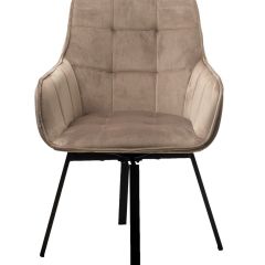 Стул MAVERICK 360 град. поворот. BLUVEL-40 BEIGE/ черный каркас, М-City в Тобольске - tobolsk.mebel24.online | фото 3