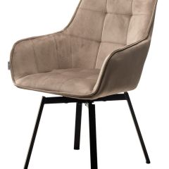 Стул MAVERICK 360 град. поворот. BLUVEL-40 BEIGE/ черный каркас, М-City в Тобольске - tobolsk.mebel24.online | фото 4