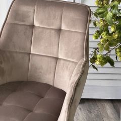 Стул MAVERICK 360 град. поворот. BLUVEL-40 BEIGE/ черный каркас, М-City в Тобольске - tobolsk.mebel24.online | фото 6