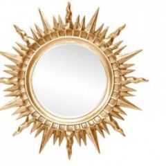 Зеркало круглое золото (1810(1) в Тобольске - tobolsk.mebel24.online | фото