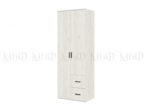 АЛТЕЯ Шкаф 2-х ств (Дуб крафт белый) в Тобольске - tobolsk.mebel24.online | фото 1