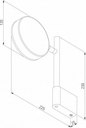 Бра Elektrostandard Tobi a064593 в Тобольске - tobolsk.mebel24.online | фото 3