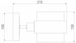 Бра Eurosvet Arcada 70127/1 черный/ дымчатый в Тобольске - tobolsk.mebel24.online | фото 3