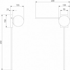 Бра Eurosvet Fredo 40034/1 латунь в Тобольске - tobolsk.mebel24.online | фото 4