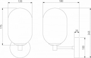 Бра Eurosvet Loona 60161 латунь в Тобольске - tobolsk.mebel24.online | фото 4