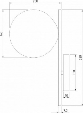 Бра Eurosvet Marbella 60147/1 черный в Тобольске - tobolsk.mebel24.online | фото 2