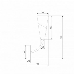 Бра Eurosvet Rhyton 60167/1 латунь в Тобольске - tobolsk.mebel24.online | фото 5