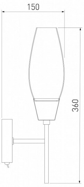 Бра Eurosvet Thalia 60140/1 сатин-никель в Тобольске - tobolsk.mebel24.online | фото 3