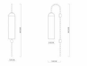 Бра Imperiumloft ARTICOLO float Wall 123132-22 в Тобольске - tobolsk.mebel24.online | фото 2