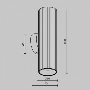 Бра Maytoni Calipso C106WL-02-GU10-B в Тобольске - tobolsk.mebel24.online | фото 6