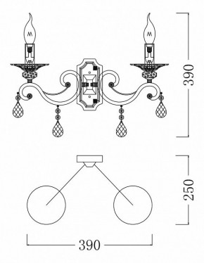 Бра Maytoni Grace ARM247-02-G в Тобольске - tobolsk.mebel24.online | фото 4