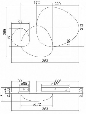 Бра Maytoni Jack-stone MOD314WL-L8G3K в Тобольске - tobolsk.mebel24.online | фото 5