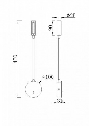Бра Maytoni Stem C035WL-L3W3K в Тобольске - tobolsk.mebel24.online | фото 6