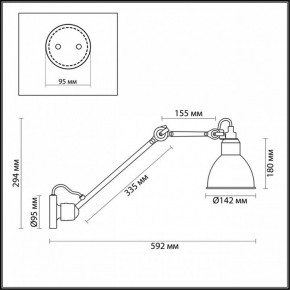 Бра Odeon Light Arta 4125/1WD в Тобольске - tobolsk.mebel24.online | фото 4