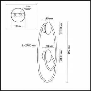 Бра Odeon Light Corda 4391/30WL в Тобольске - tobolsk.mebel24.online | фото 4