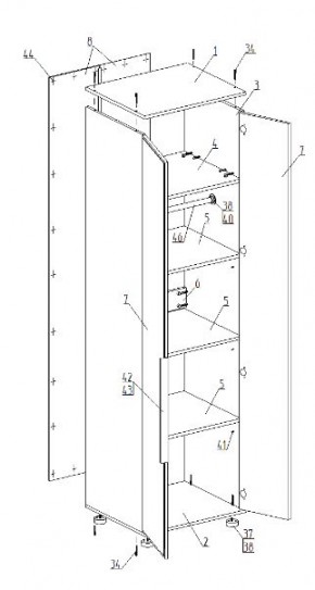 Детская "Лео" (модульная) в Тобольске - tobolsk.mebel24.online | фото 9