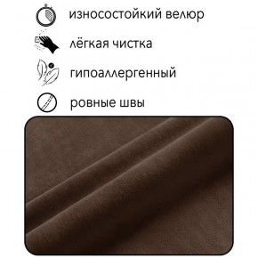 Диван Горизонт Д2-ВК (велюр коричневый) 1200 в Тобольске - tobolsk.mebel24.online | фото 4